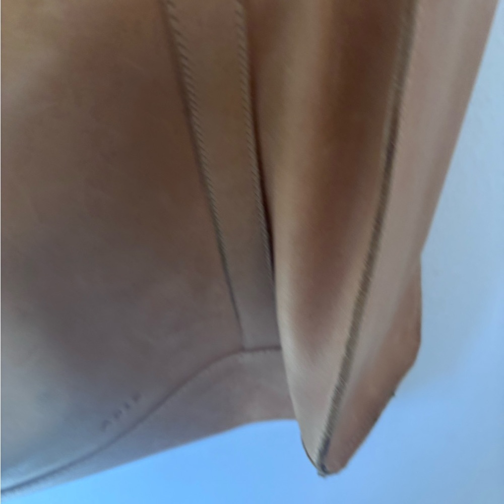 Classic Tan Leather Tote Bag ABLE Elsabet - like new - Picture 4 of 4
